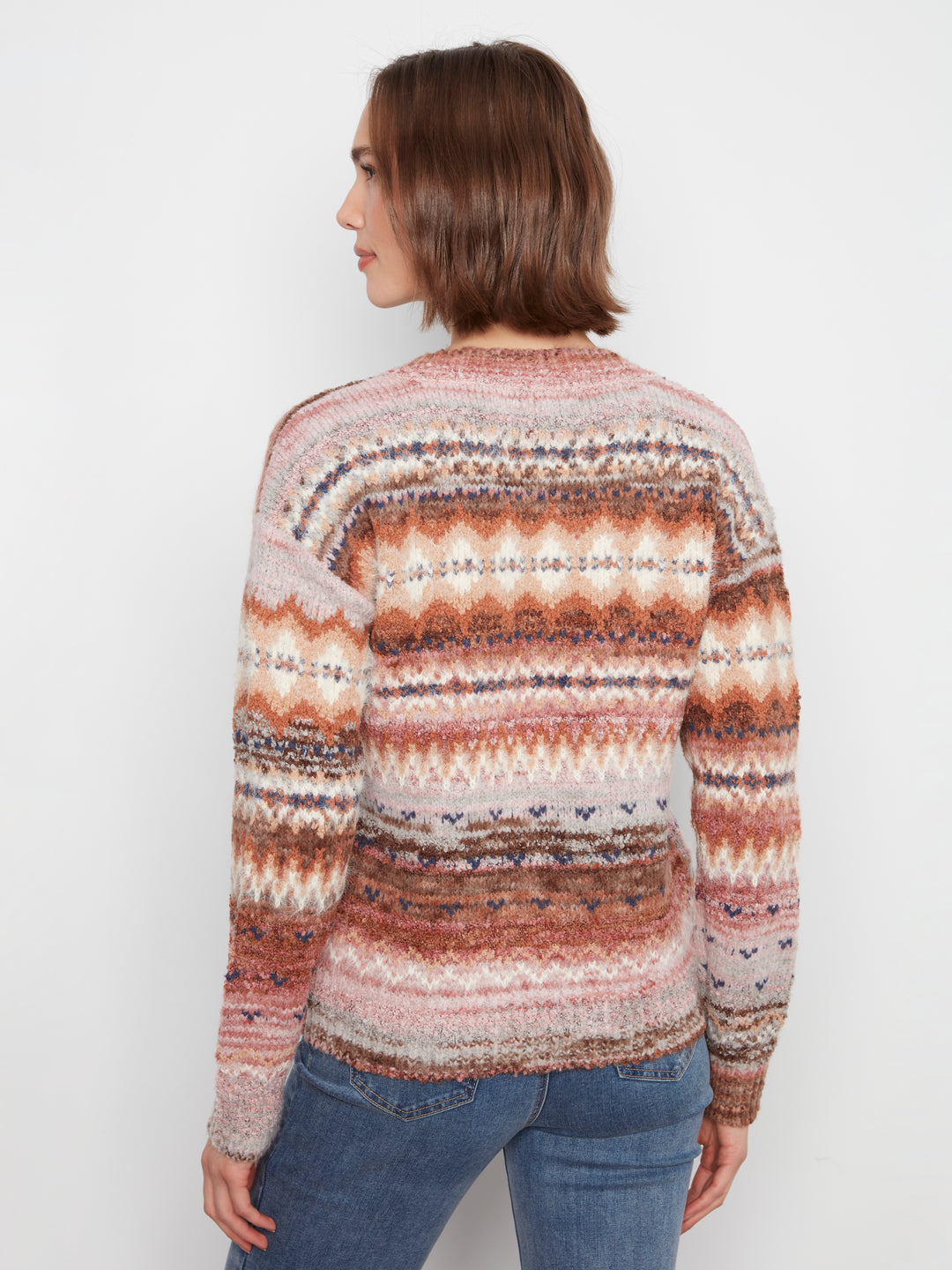 Rosebud Space Dyed Sweater