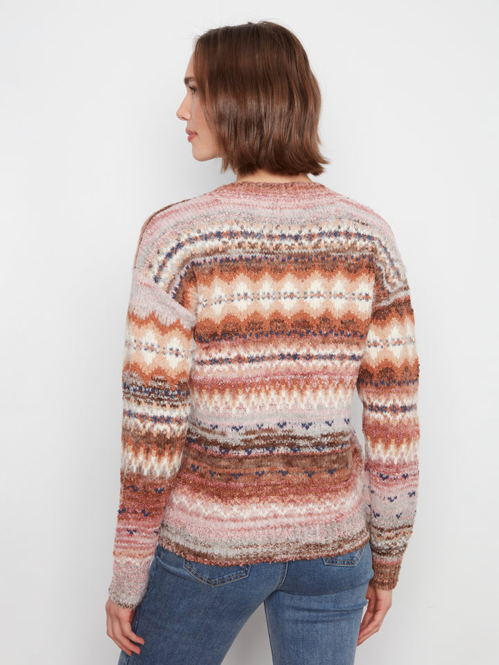 Rosebud Space Dyed Sweater