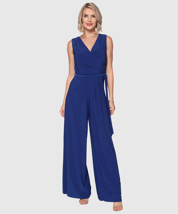 Royal Wrap Front Jumpsuit