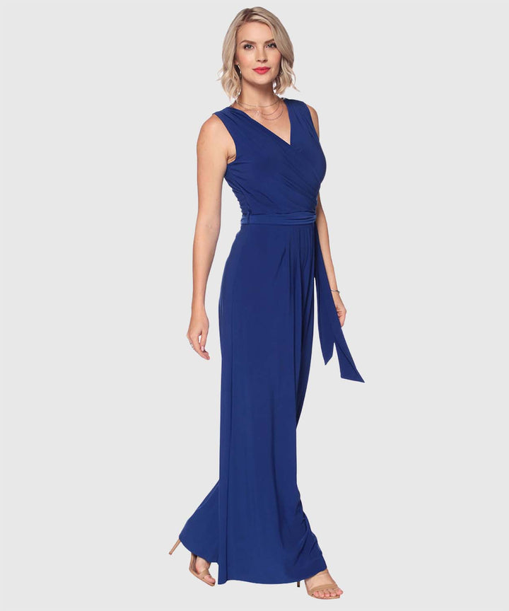 Royal Wrap Front Jumpsuit