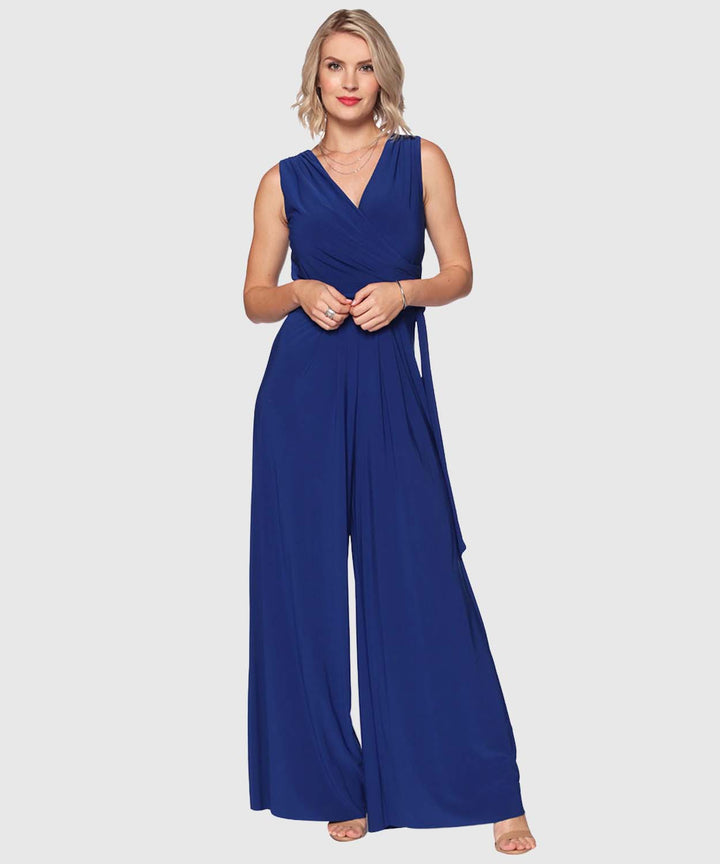 Royal Wrap Front Jumpsuit