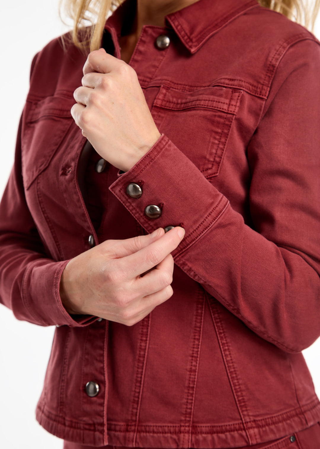 Rust Red Euro Twill Jacket