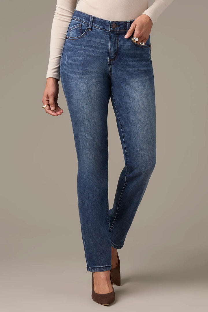 Sawyer Indigo Art Straight Leg Jeans