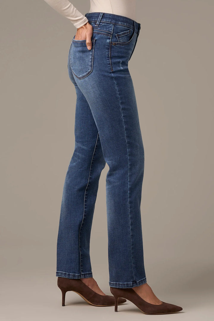Sawyer Indigo Art Straight Leg Jeans