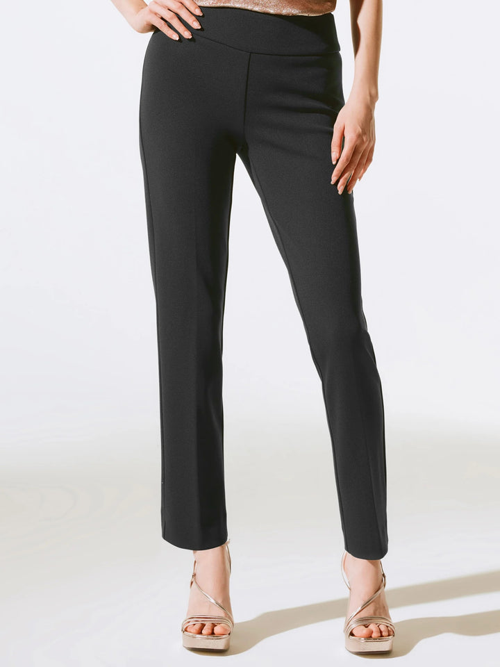 Scuba Crepe Straight Pull-On Pant