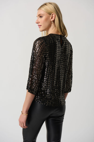 Sequin Boxy Top