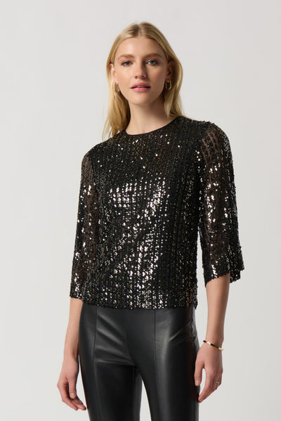 Sequin Boxy Top