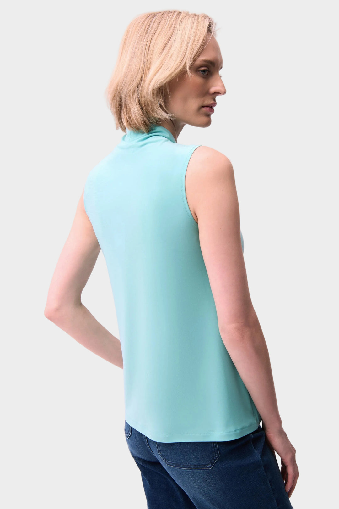 Silky Knit Seafoam Trapeze Top