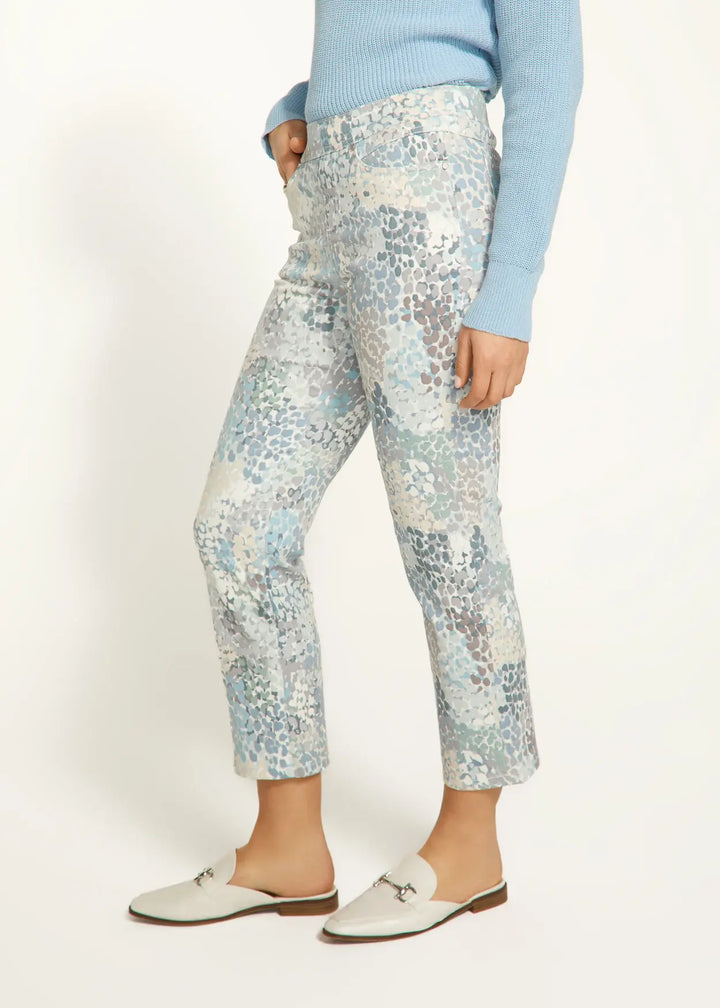 Spectral Neutral Pull On Straight Crop Pant