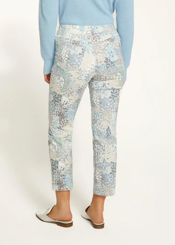 Spectral Neutral Pull On Straight Crop Pant