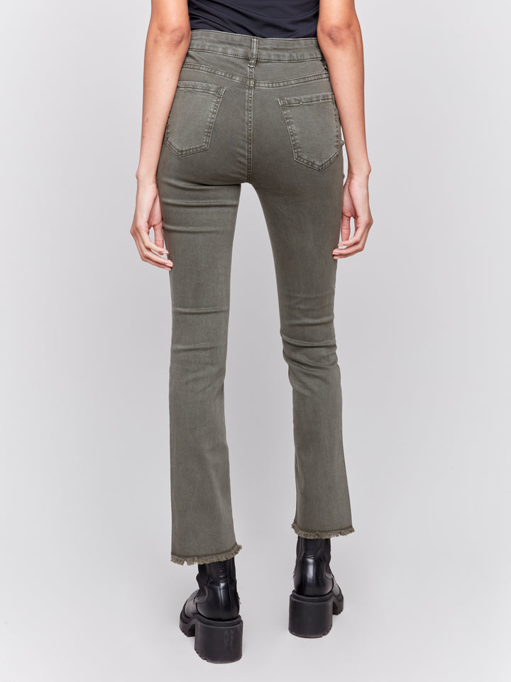 Spruce Asymmetrical Hem Bootcut Jean