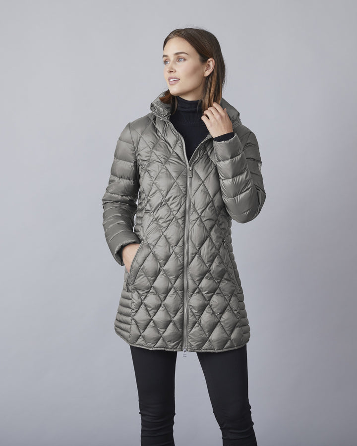 Steel Lightweight Puffer Coat