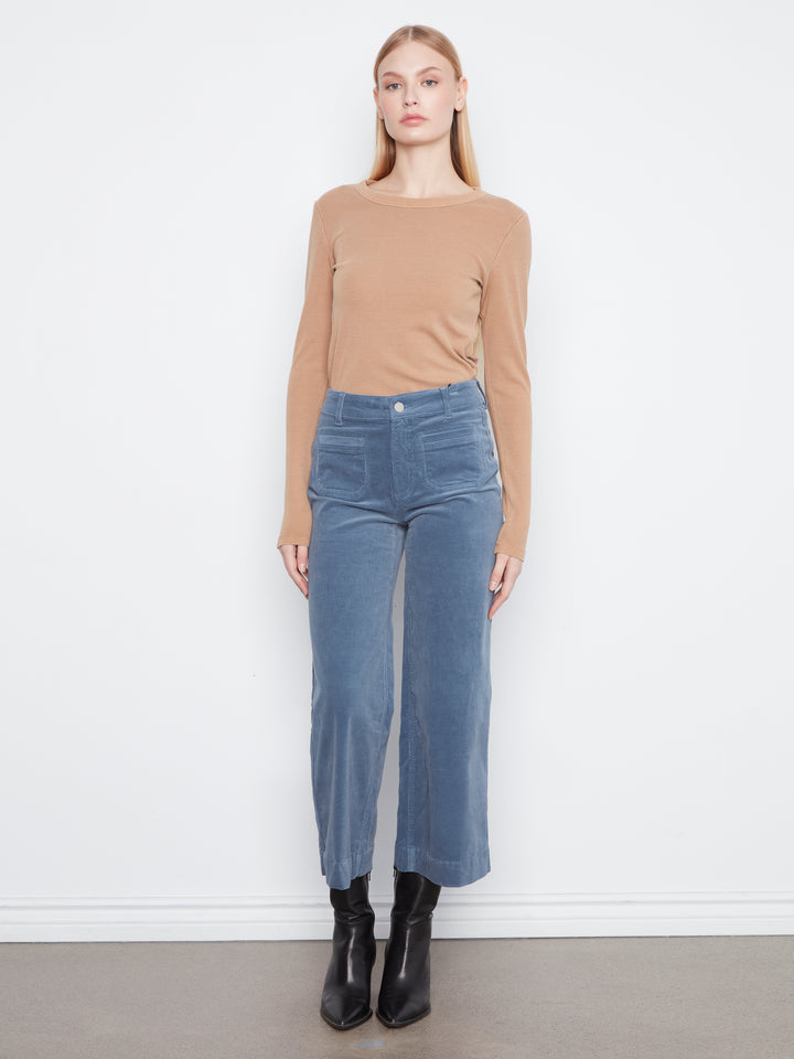Storm Patch Pocket Corduroy Cropped Flare Pant