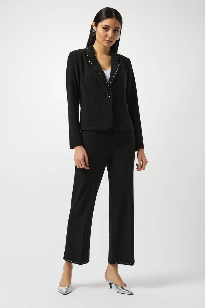 Stud Detail Fitted Blazer