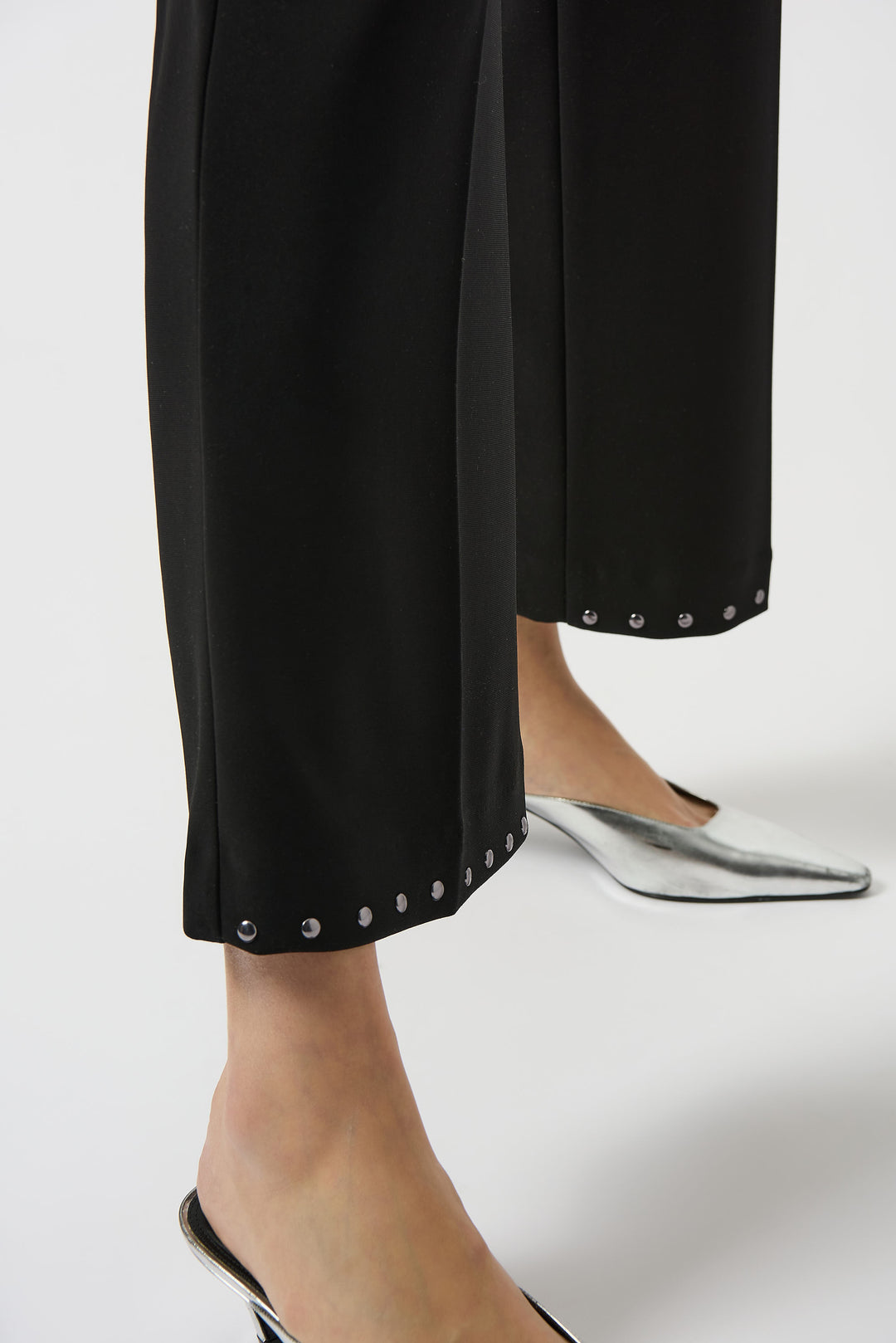 Stud Detail Wide Leg Pant