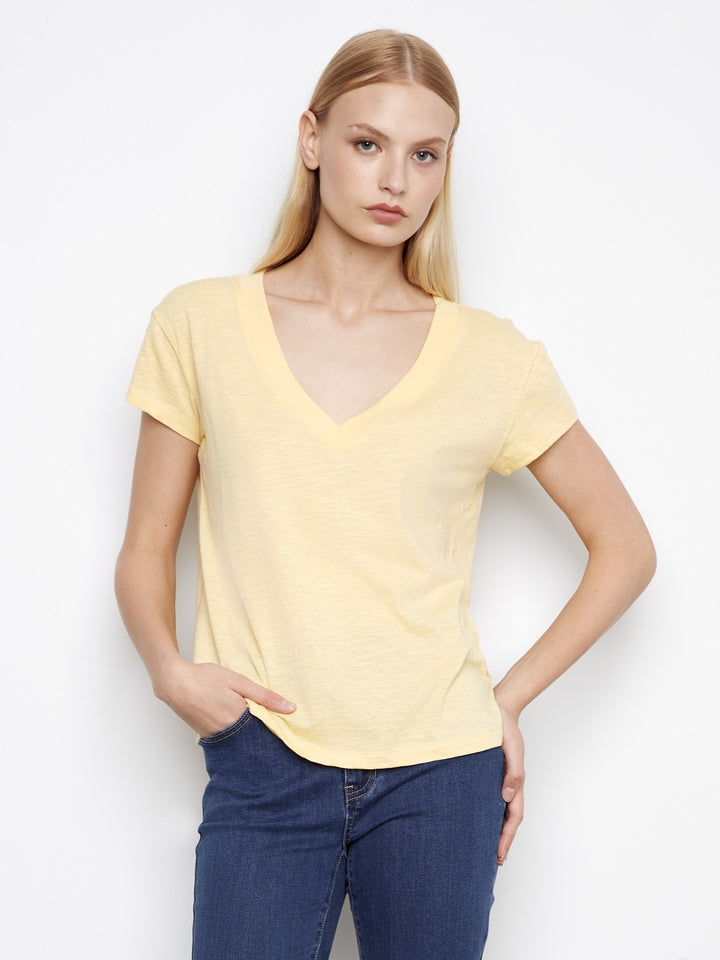 Sunshine V-Neck Organic Cotton Tee