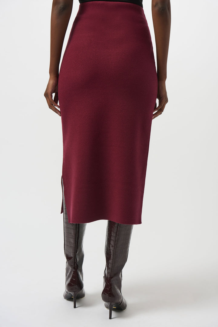 Sweater Knit Midi Pencil Skirt