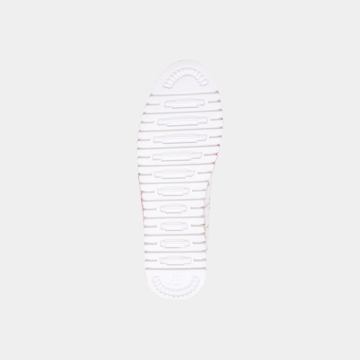 Uppie White Rose Smooth Sneaker