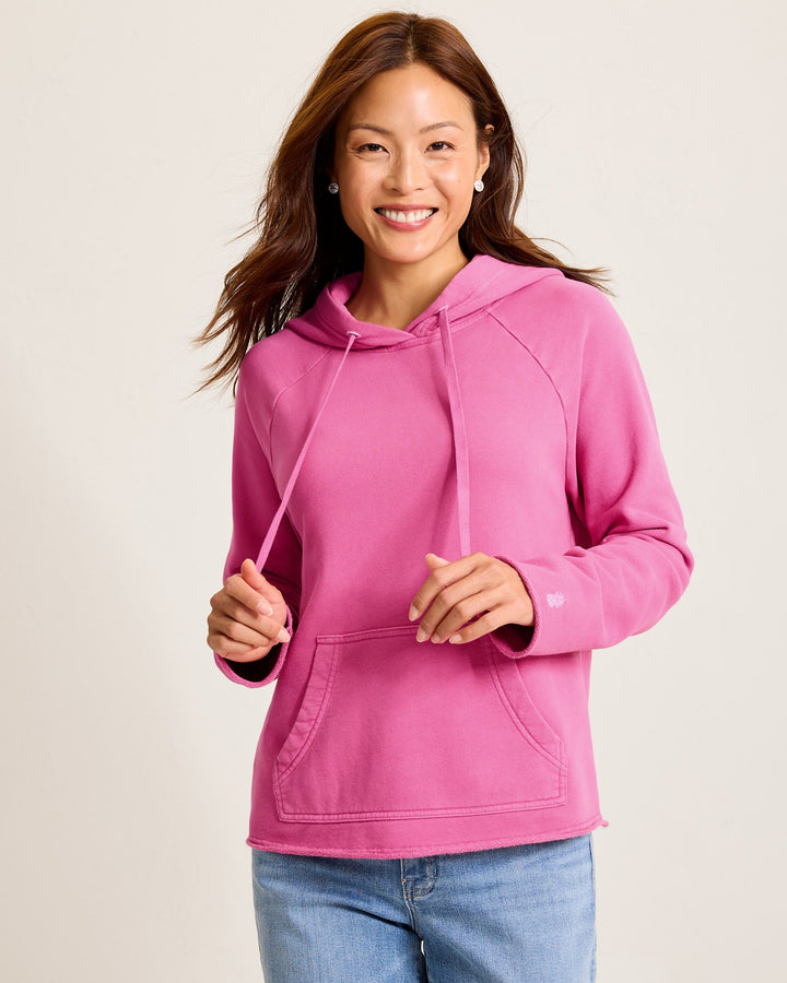 Very Berry Marina Del Mar Raw Edge Hoodie