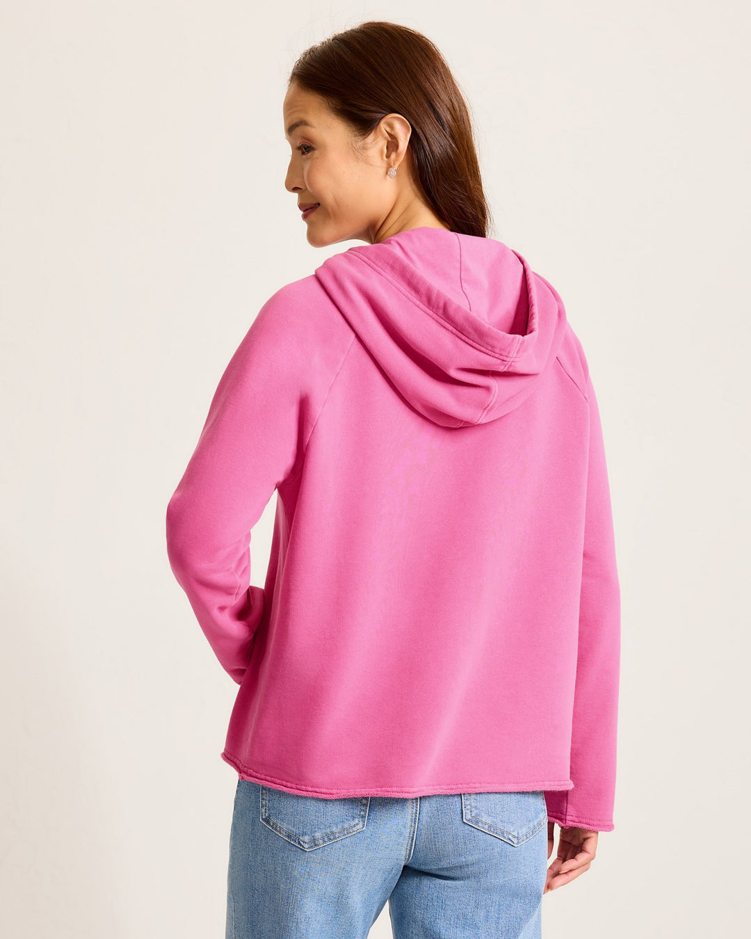 Very Berry Marina Del Mar Raw Edge Hoodie