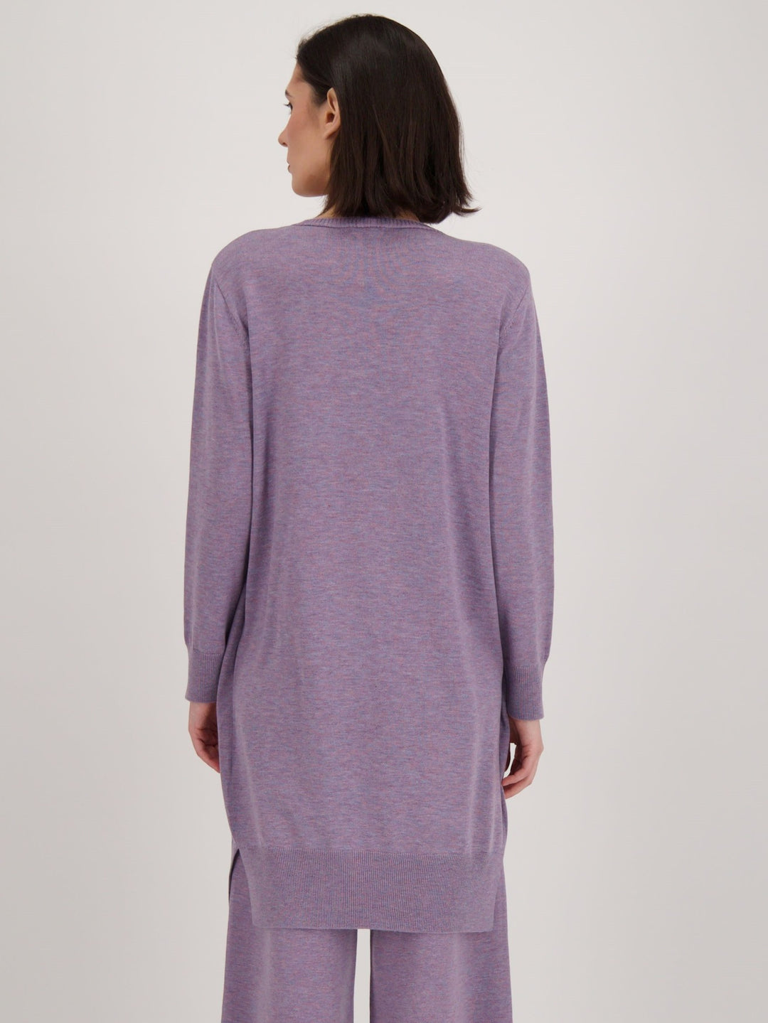 Violet Fooler V-Neck Sweater Cardigan