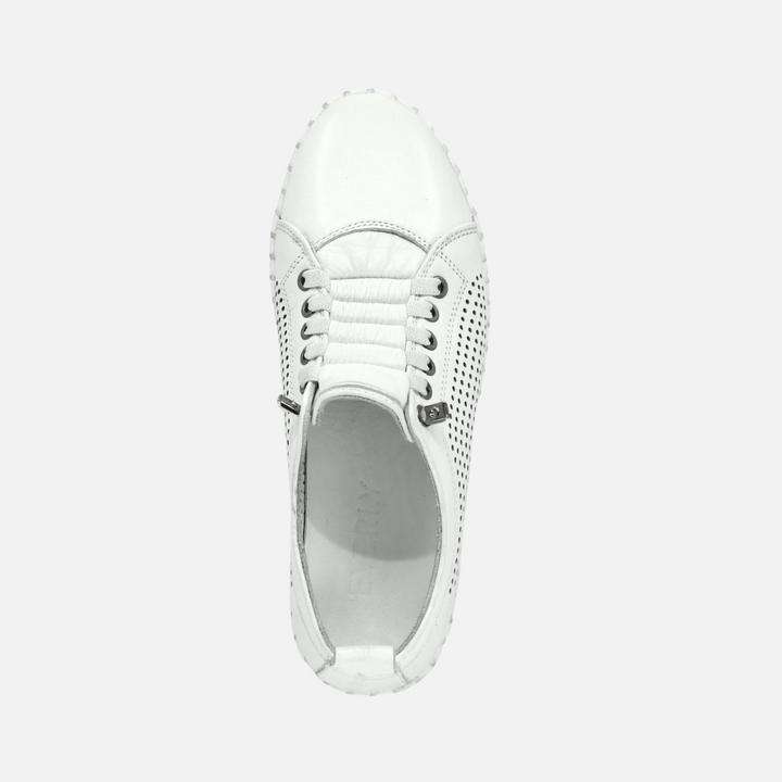 White Leora Leather Sneaker