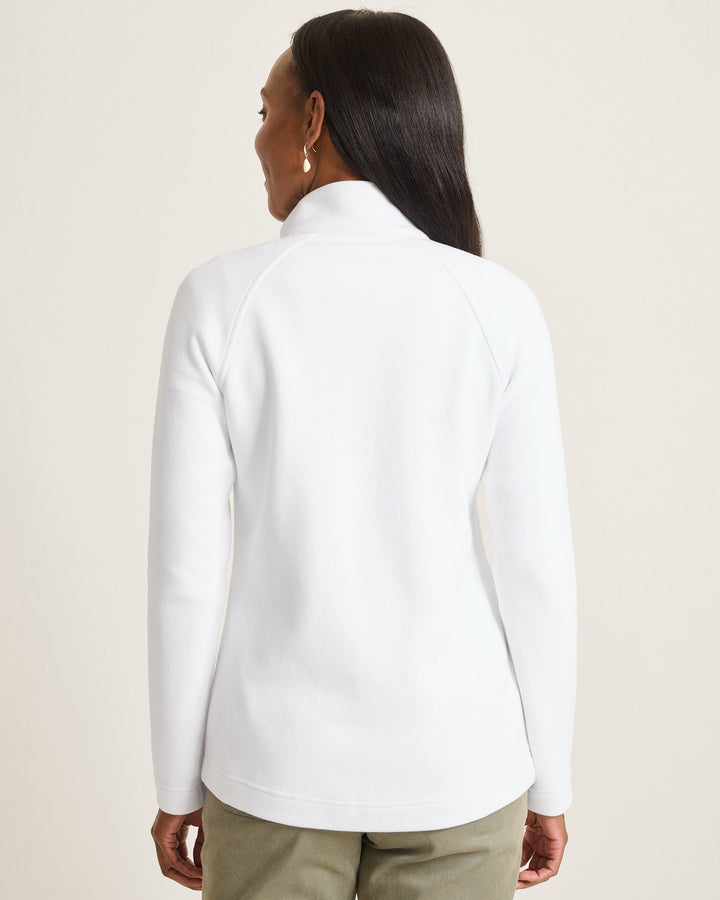 White New Aruba Full Zip Sweatshirt Jacket