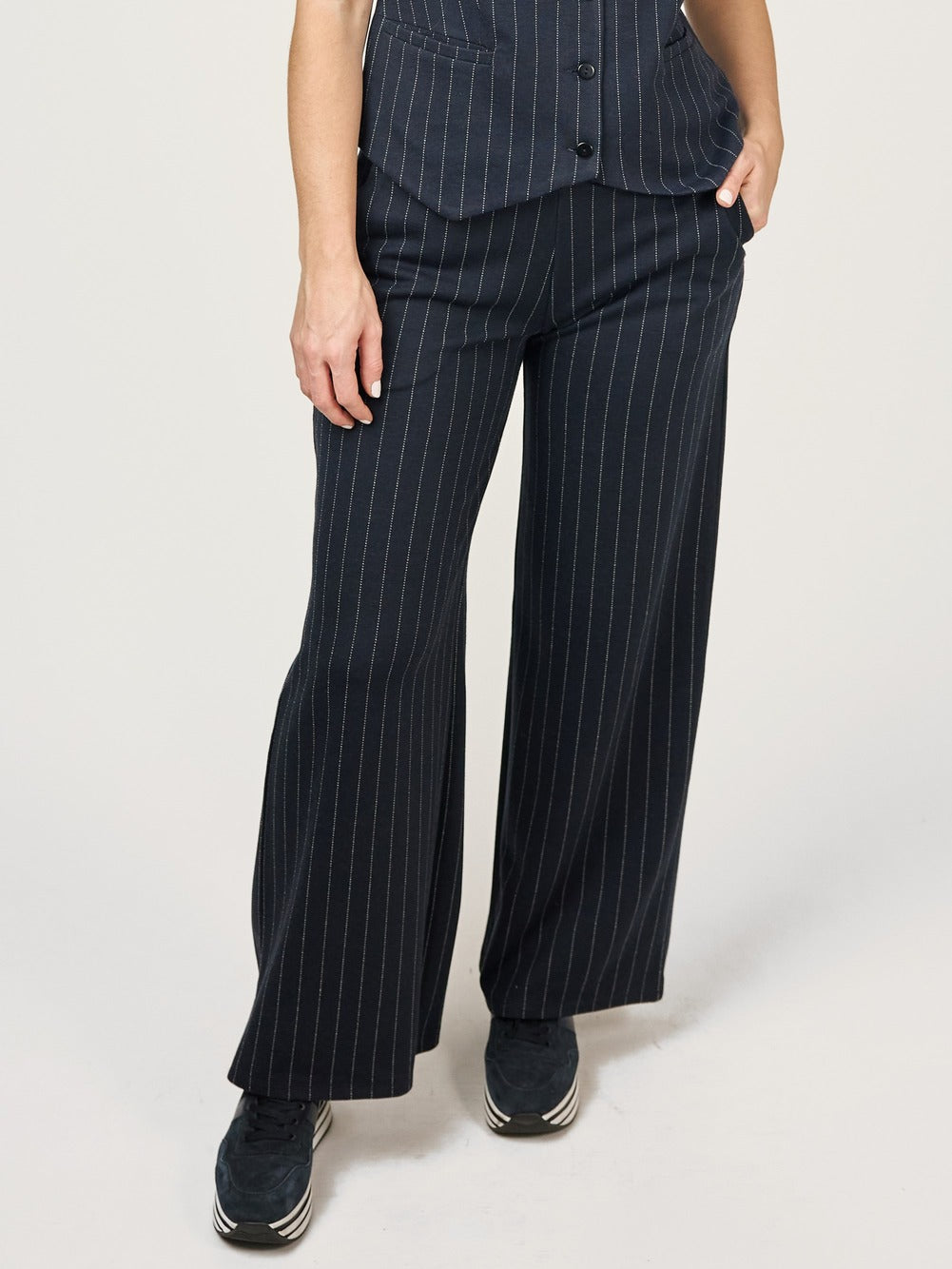 Winola Navy Pinstripe Pant