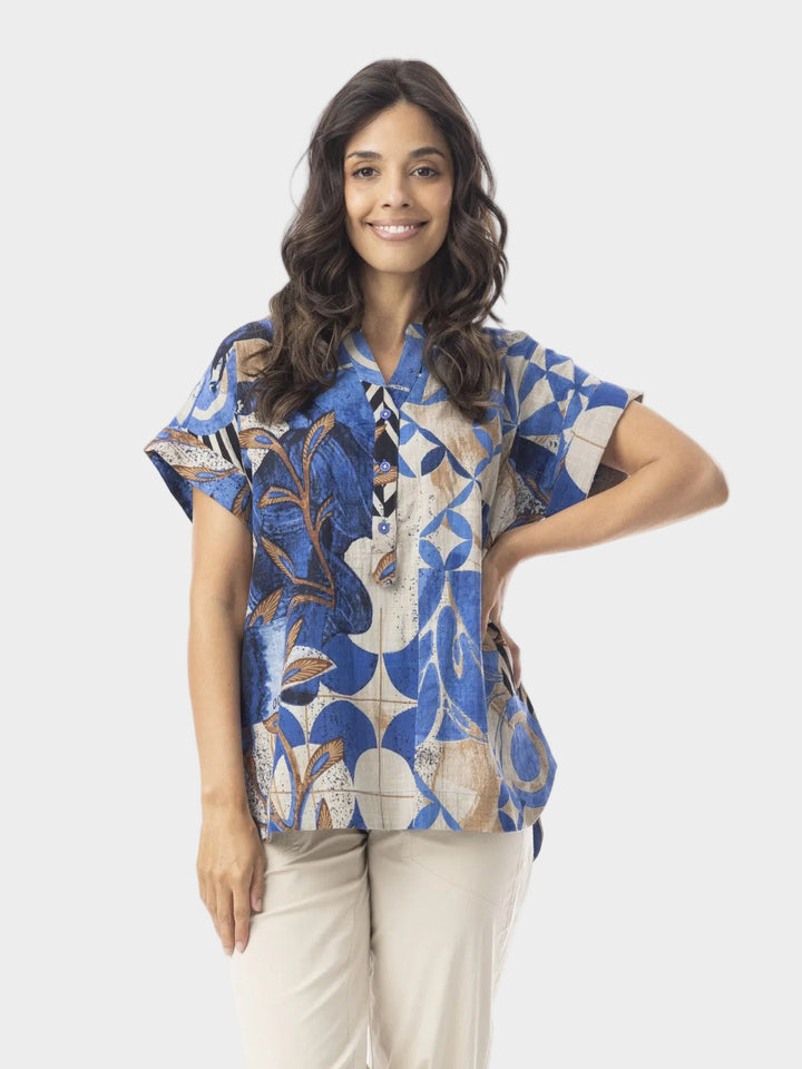 Wyndham Button Placket Top