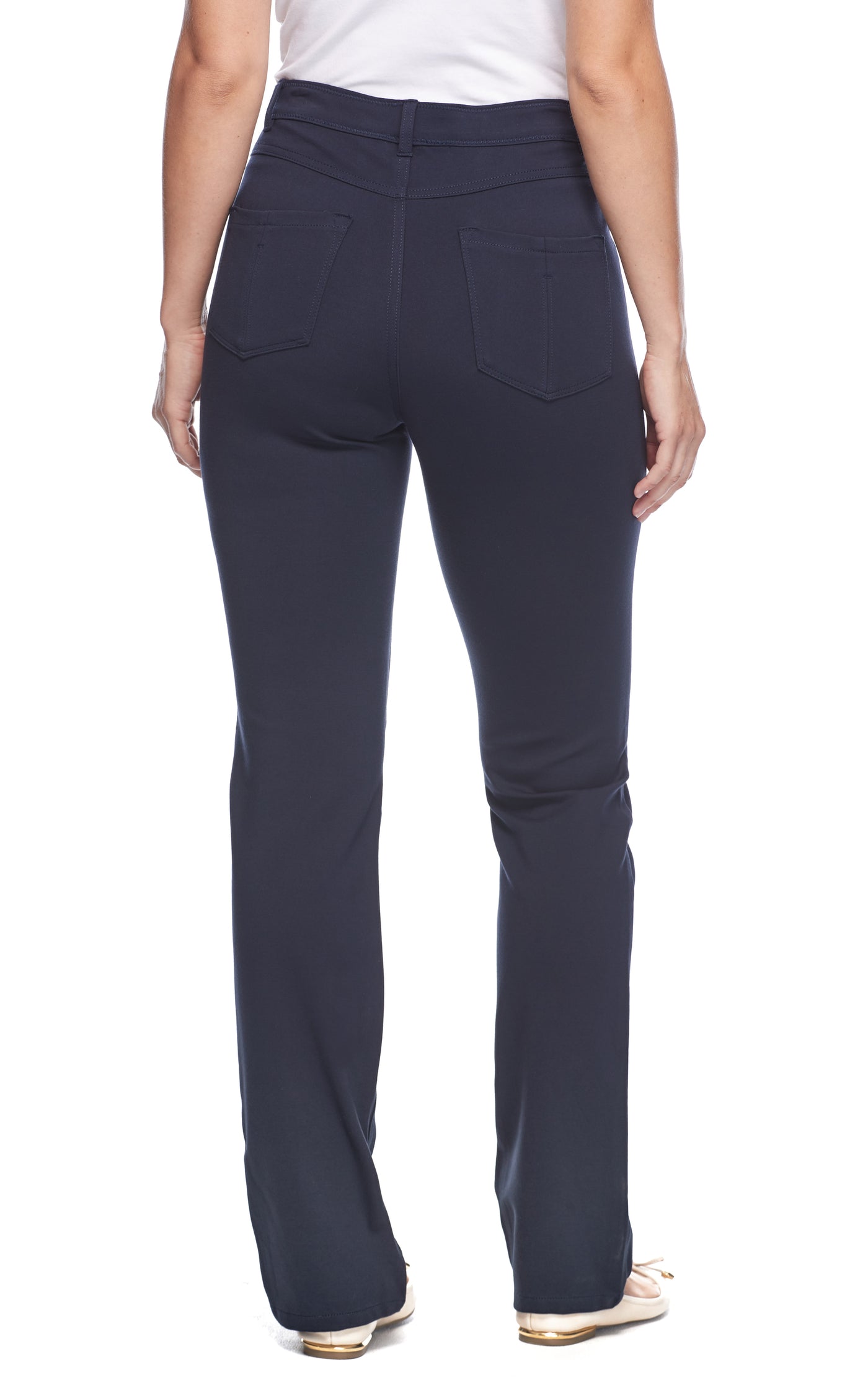 Petite Suzanne Straight Leg Ponte Pant