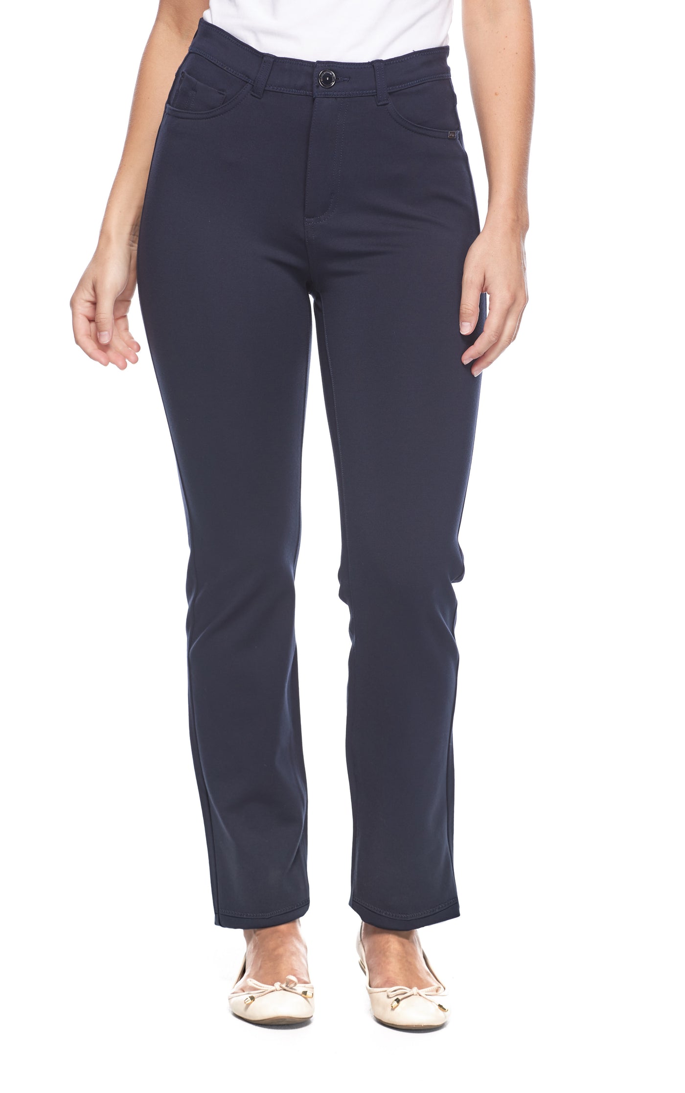 Suzanne Straight Leg Ponte Pant