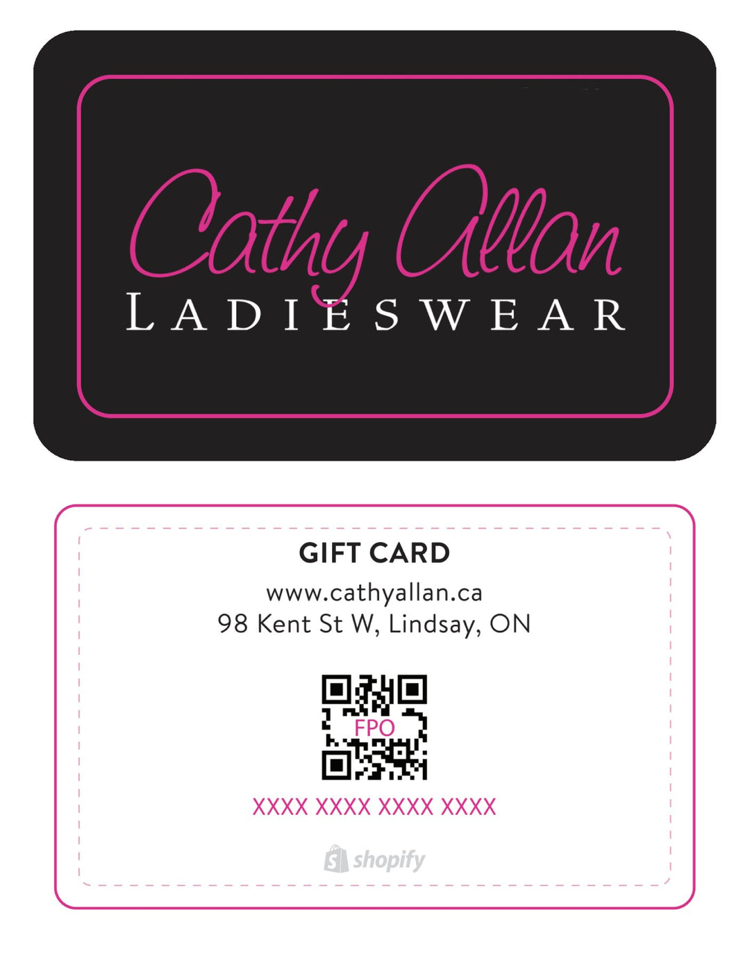 Cathy Allan Gift Card
