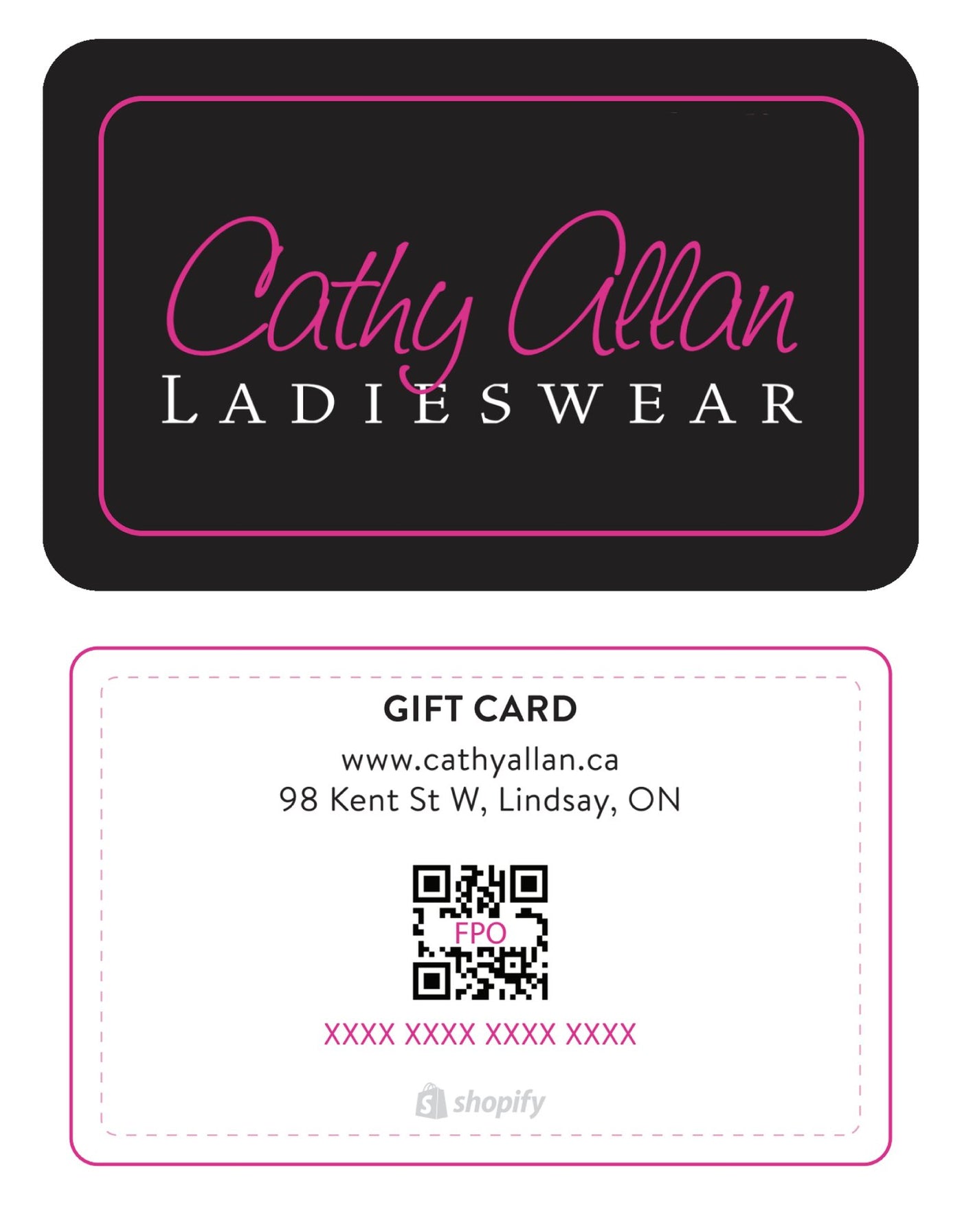 Cathy Allan Gift Card