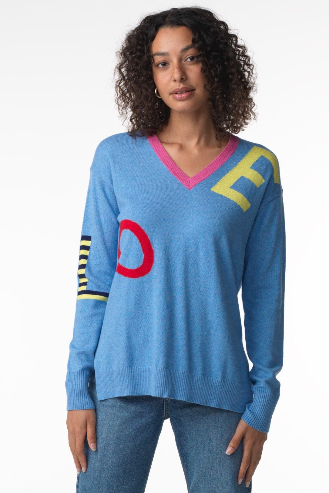 Chambray Love Yourself Sweater