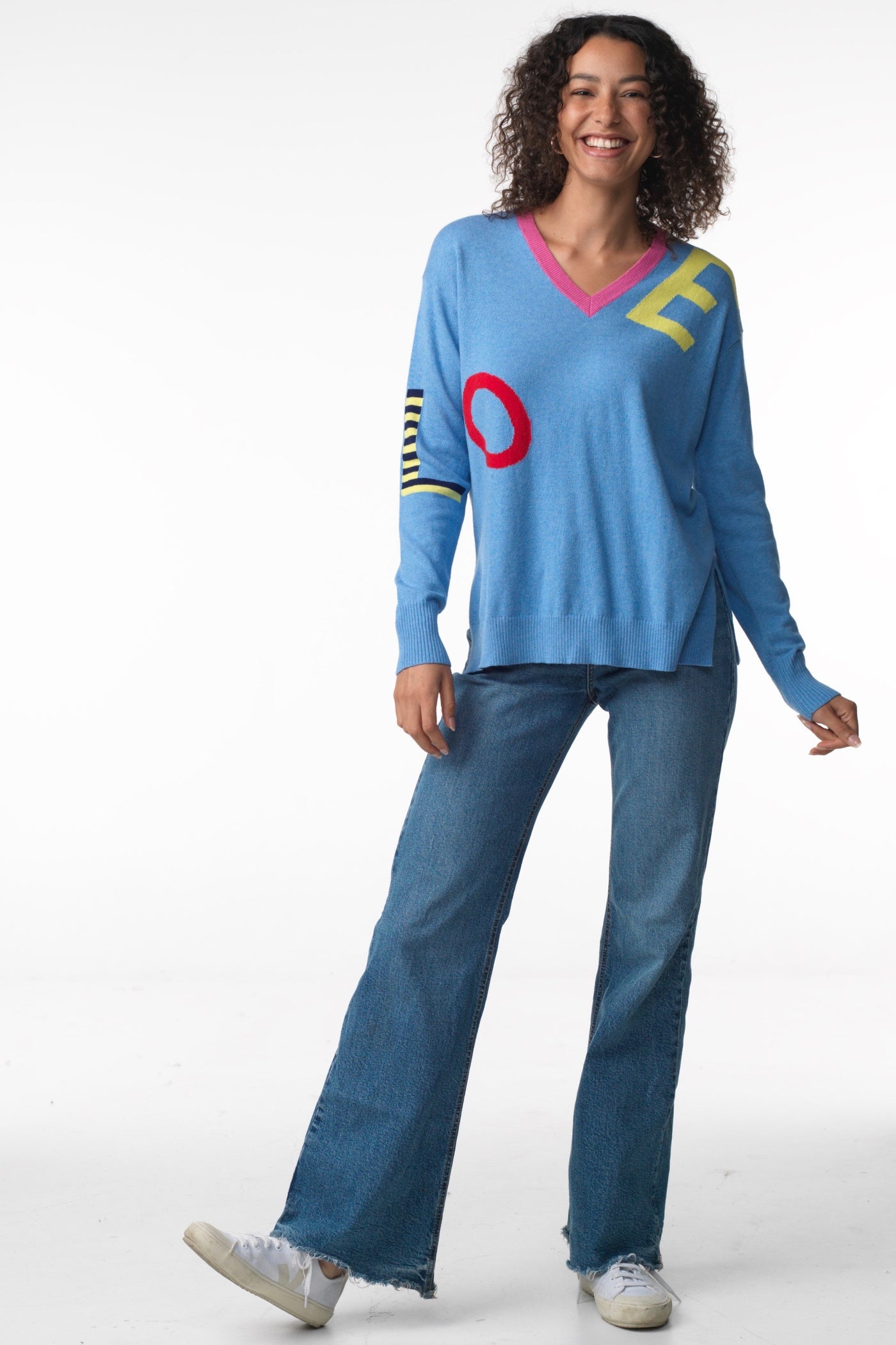 Chambray Love Yourself Sweater