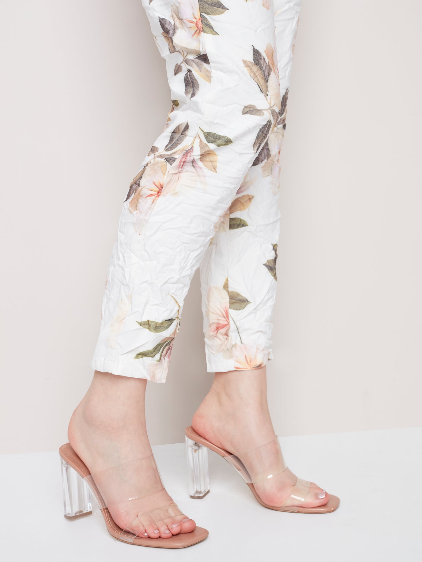 Floral Crinkle Jogger Pant