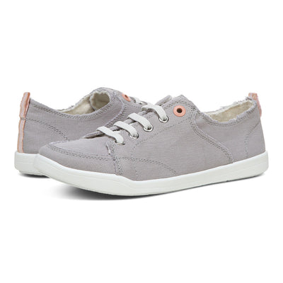 Light Grey Pismo Lace Up Sneaker
