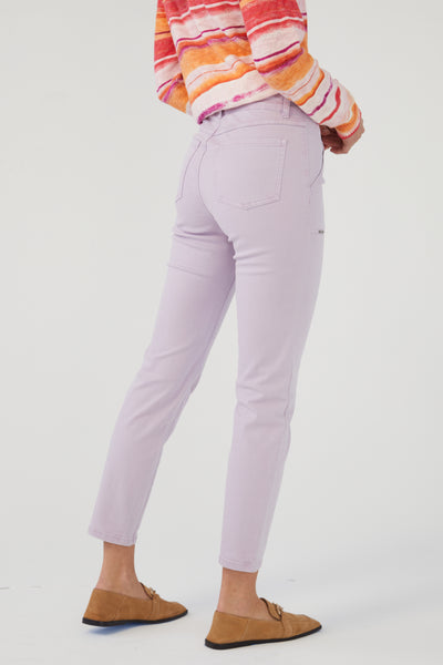 Wild Pansy Euro Twill Olivia Pencil Ankle Jean